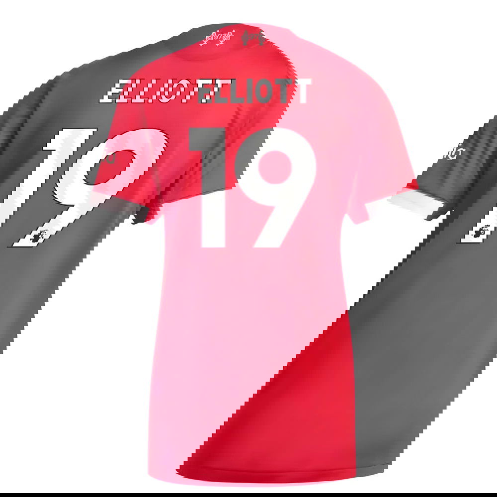 Billige Fodboldtrøjer Liverpool Dame ELLIOTT #19 Hjemmebanetrøje 2025-2026