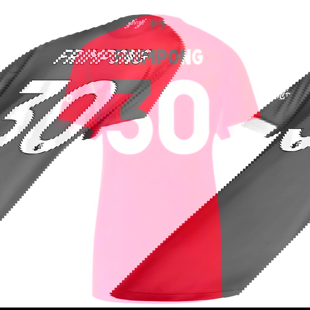 Billige Fodboldtrøjer Liverpool Dame FRIMPONG #30 Hjemmebanetrøje 2025-2026