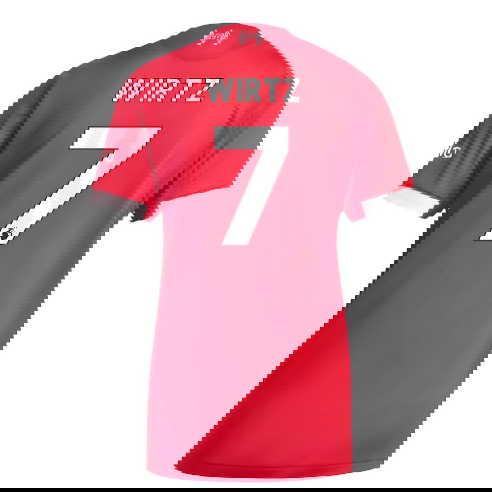 Billige Fodboldtrøjer Liverpool Dame WIRTZ #7 Hjemmebanetrøje 2025-2026