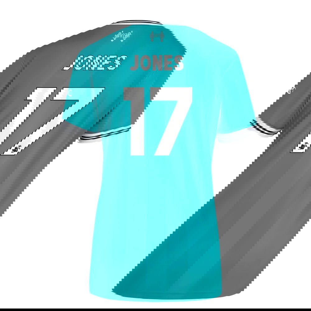 Billige Fodboldtrøjer Liverpool Dame JONES #17 Tredjetrøje 2025-2026