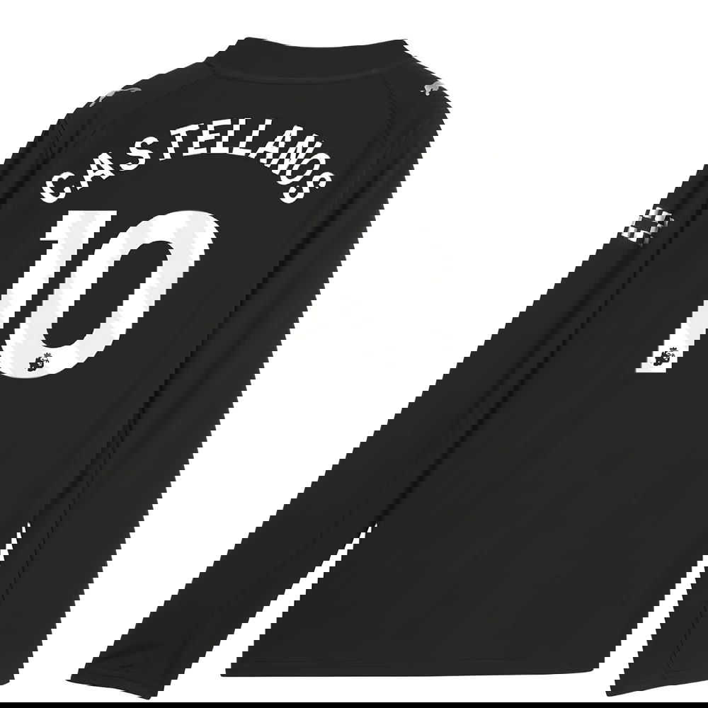 Billige Fodboldtrøjer Manchester City Langærmet CASTELLANOS #10 Udebanetrøje 2025-2026