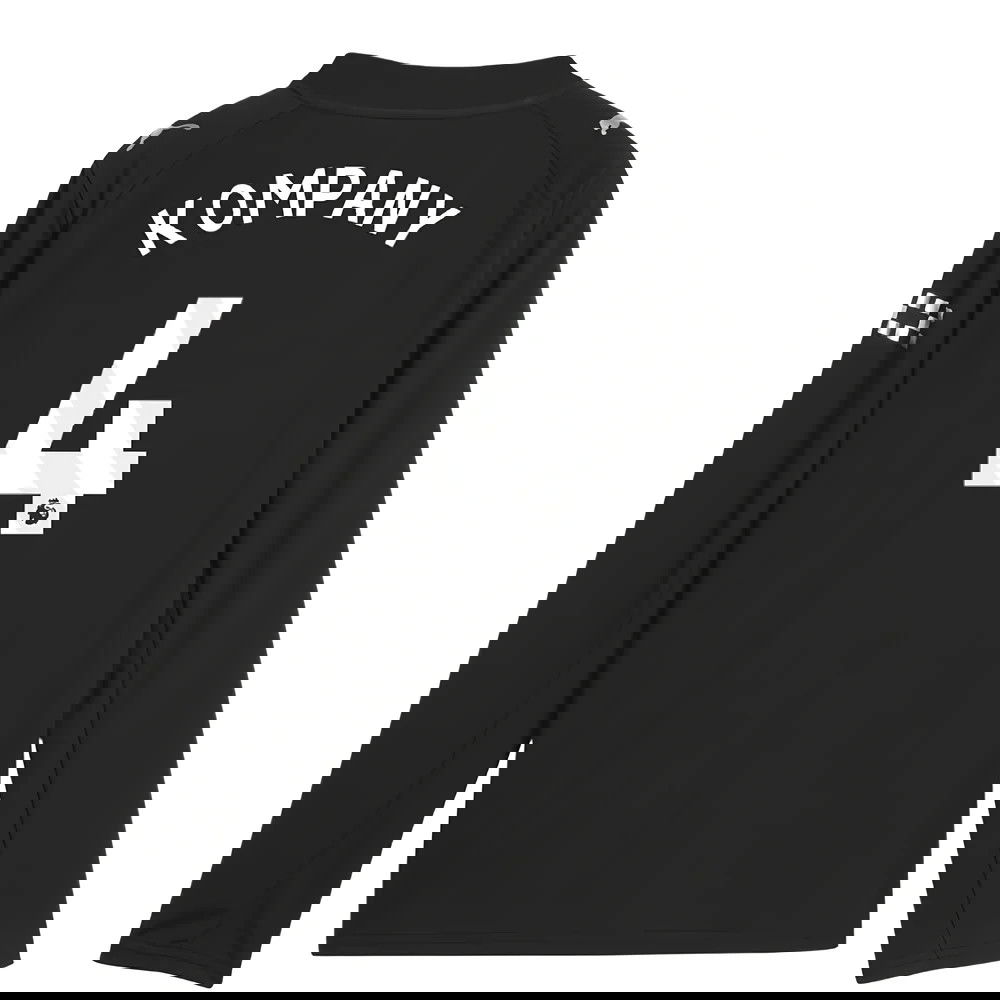 Billige Fodboldtrøjer Manchester City Langærmet KOMPANY #4 Udebanetrøje 2025-2026