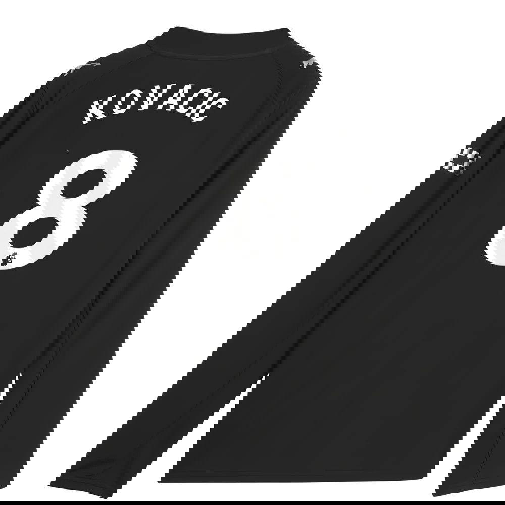 Billige Fodboldtrøjer Manchester City Langærmet KOVACIC #8 Udebanetrøje 2025-2026