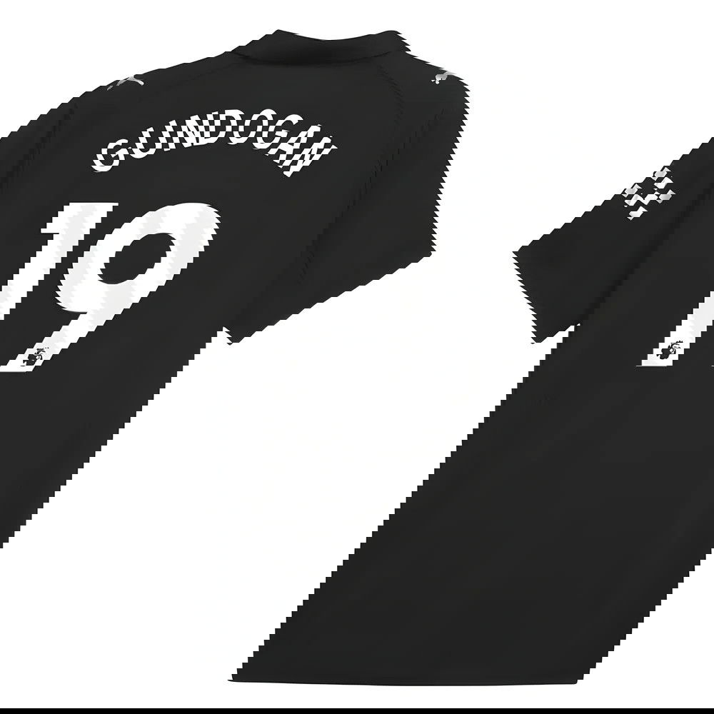 Billige Fodboldtrøjer Manchester City GUNDOGAN #19 Udebanetrøje 2025-2026