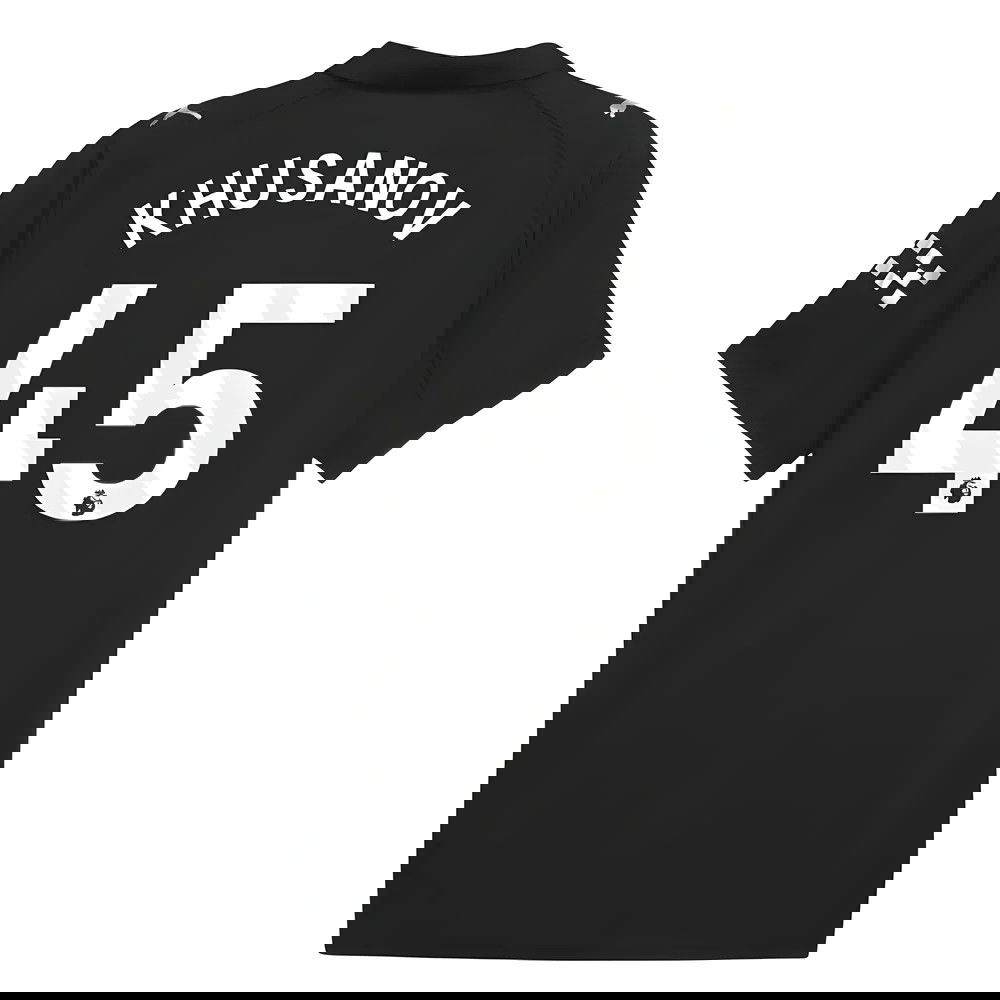 Billige Fodboldtrøjer Manchester City KHUSANOV #45 Udebanetrøje 2025-2026