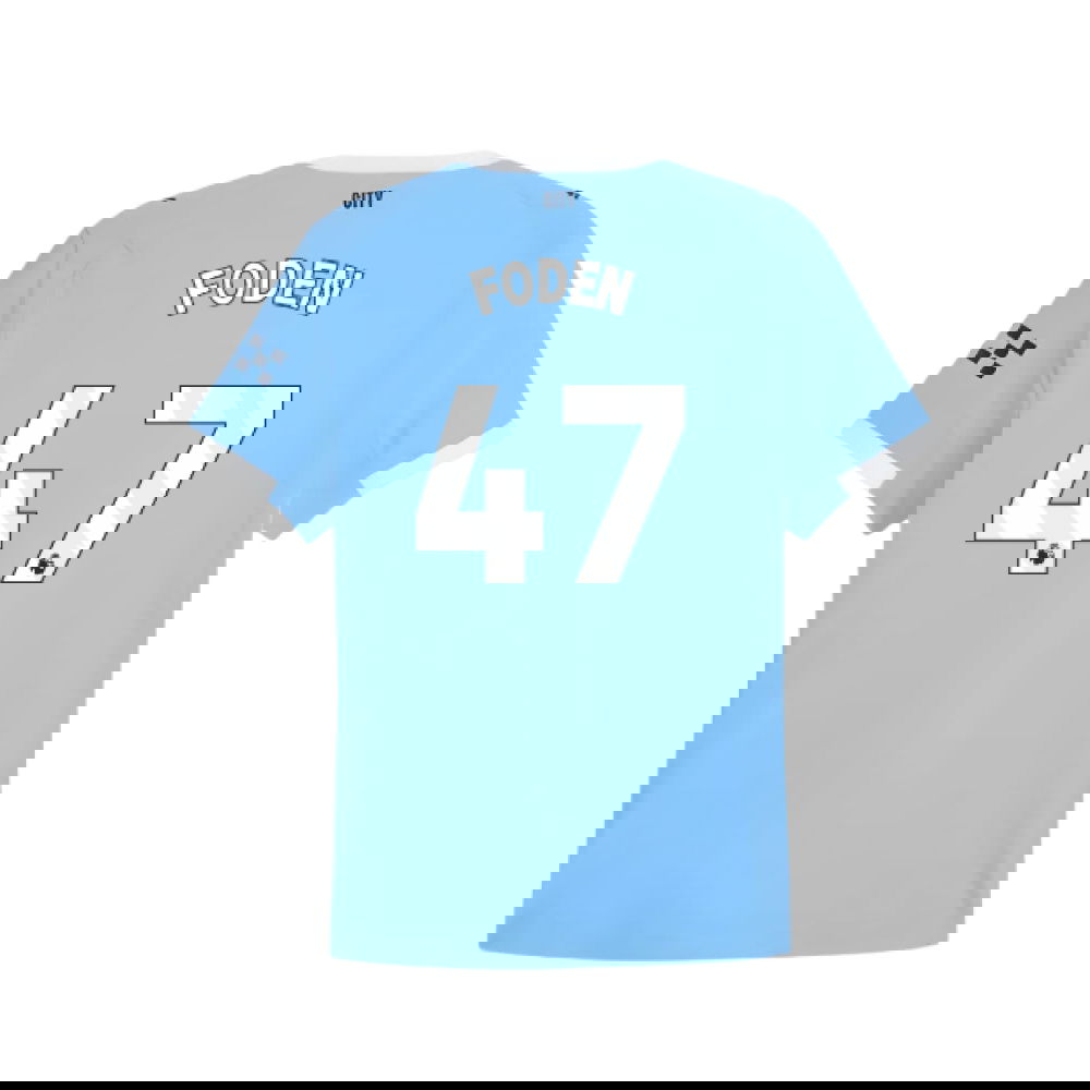 Billige Fodboldtrøjer Manchester City FODEN #47 Hjemmebanetrøje 2025-2026