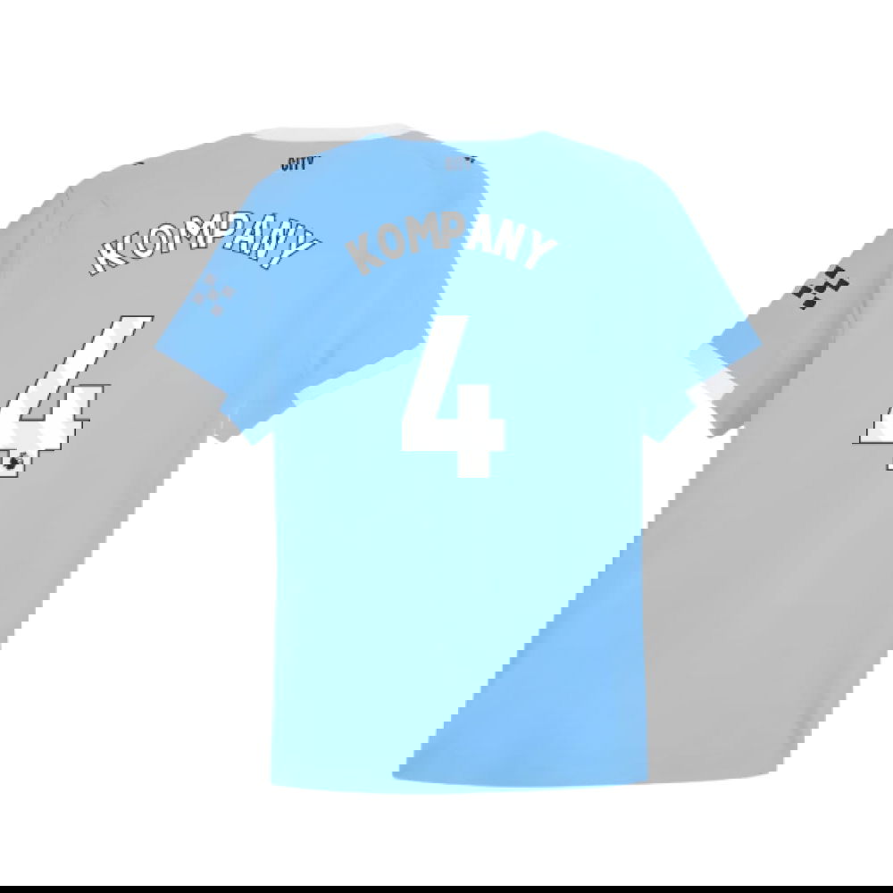 Billige Fodboldtrøjer Manchester City KOMPANY #4 Hjemmebanetrøje 2025-2026