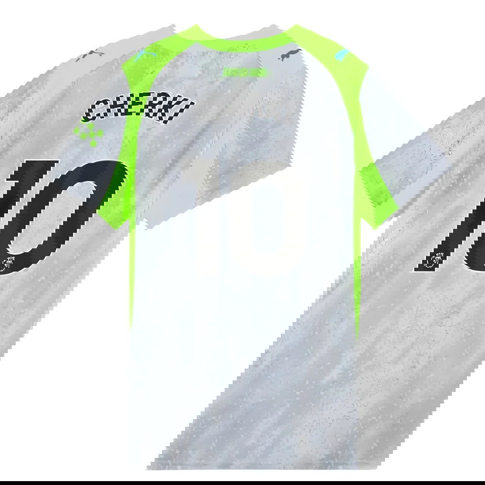 Billige Fodboldtrøjer Manchester City CHERKI #10 Tredjetrøje 2025-2026