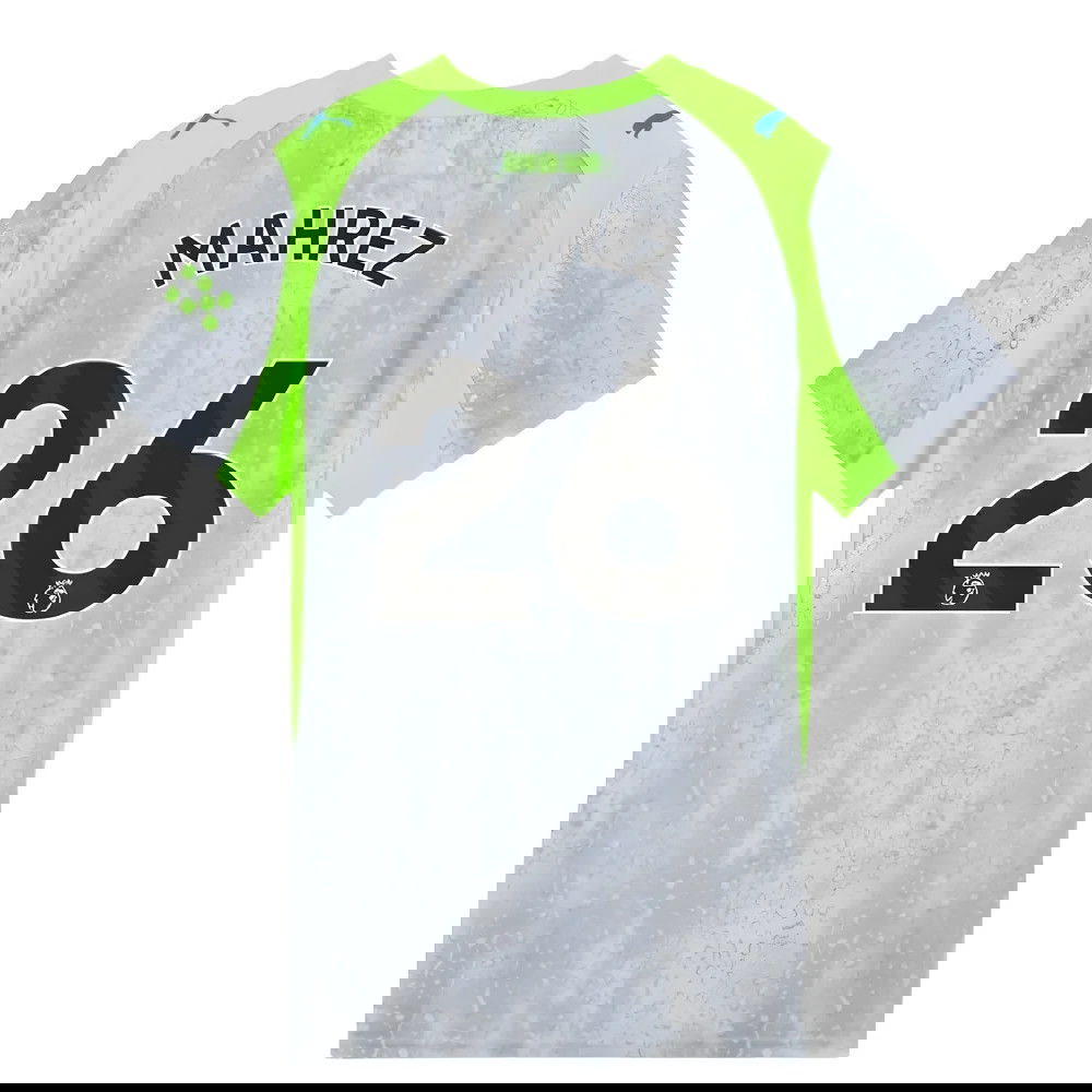 Billige Fodboldtrøjer Manchester City MAHREZ #26 Tredjetrøje 2025-2026