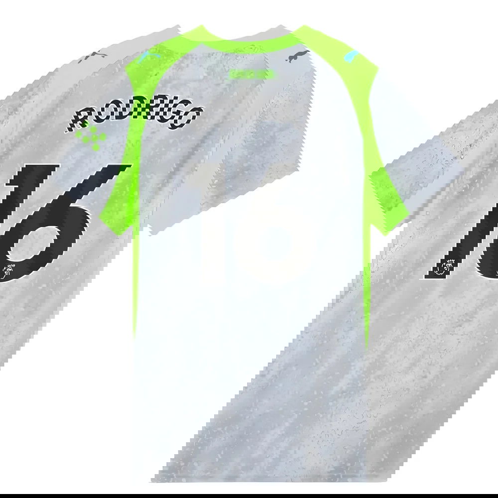 Billige Fodboldtrøjer Manchester City RODRIGO #16 Tredjetrøje 2025-2026