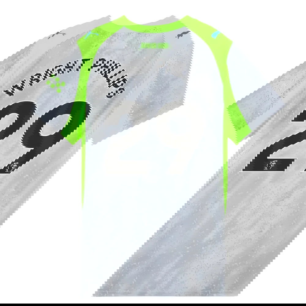 Billige Fodboldtrøjer Manchester City WRIGHT PHILLIPS #29 Tredjetrøje 2025-2026