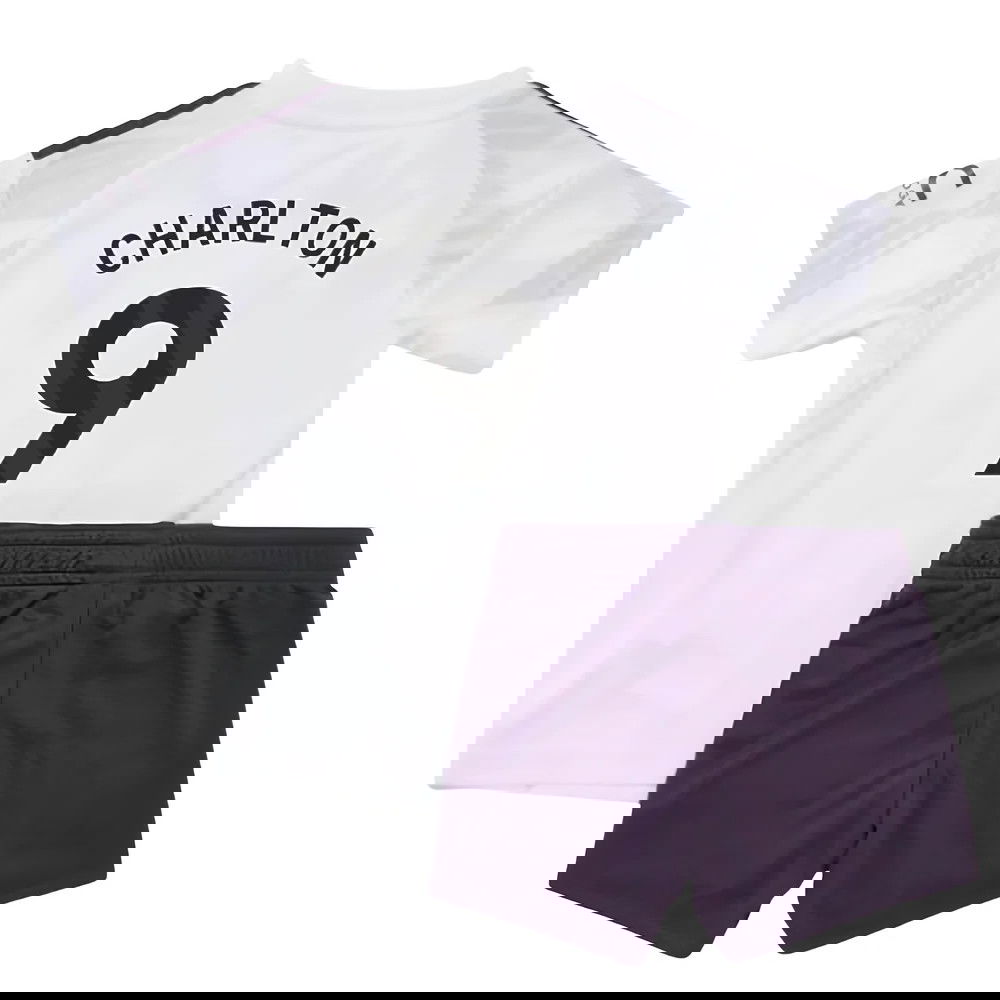 Billige Fodboldtrøjer Manchester United Børn CHARLTON #9 Udebanetrøje 2025-2026