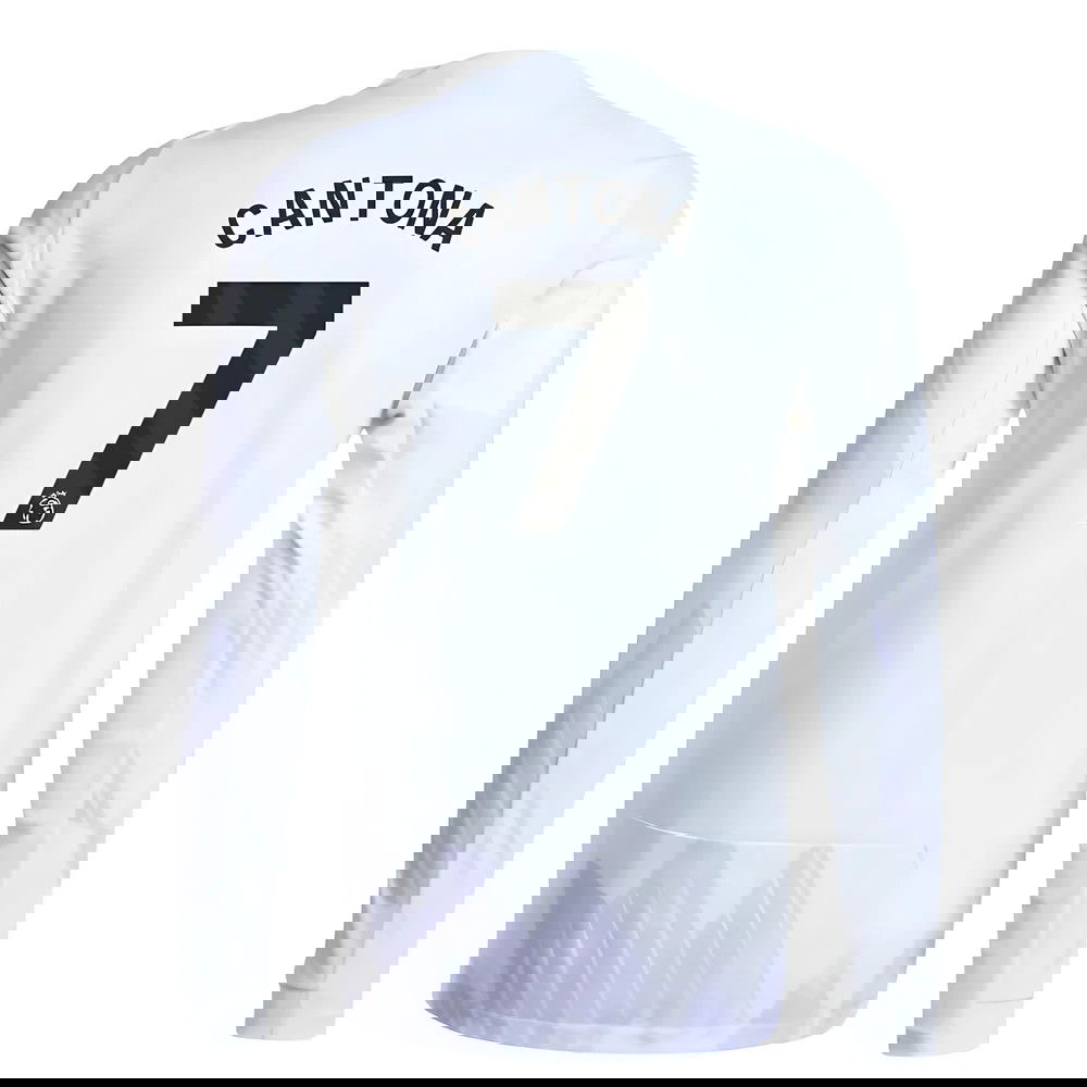 Billige Fodboldtrøjer Manchester United Langærmet CANTONA #7 Udebanetrøje 2025-2026