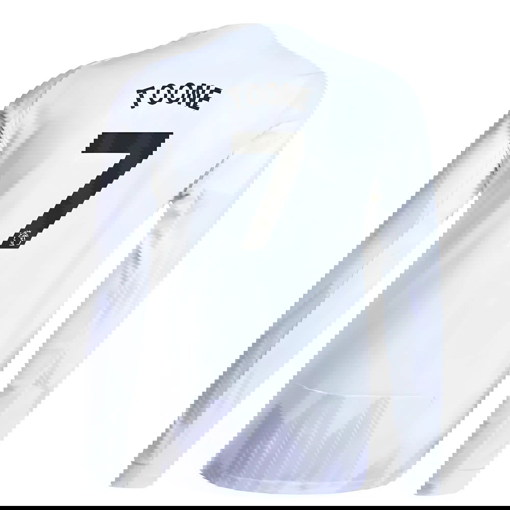 Billige Fodboldtrøjer Manchester United Langærmet TOONE #7 Udebanetrøje 2025-2026