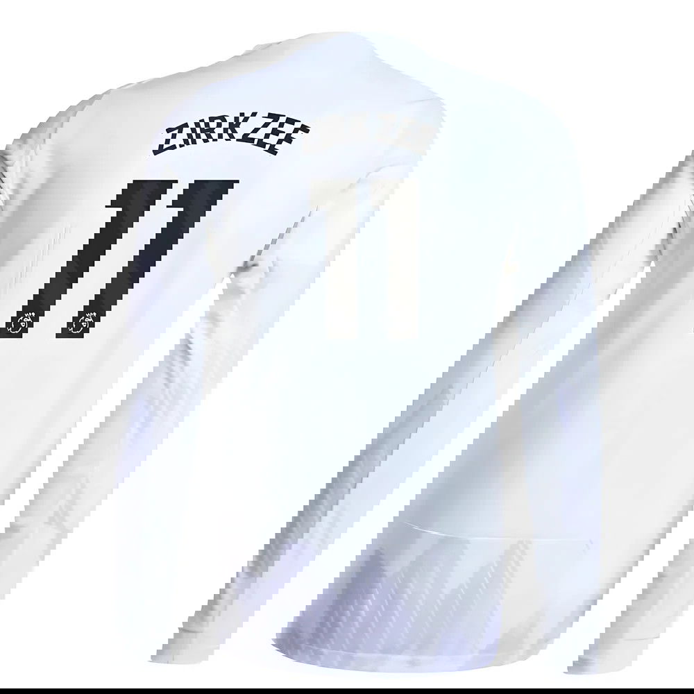 Billige Fodboldtrøjer Manchester United Langærmet ZIRKZEE #11 Udebanetrøje 2025-2026