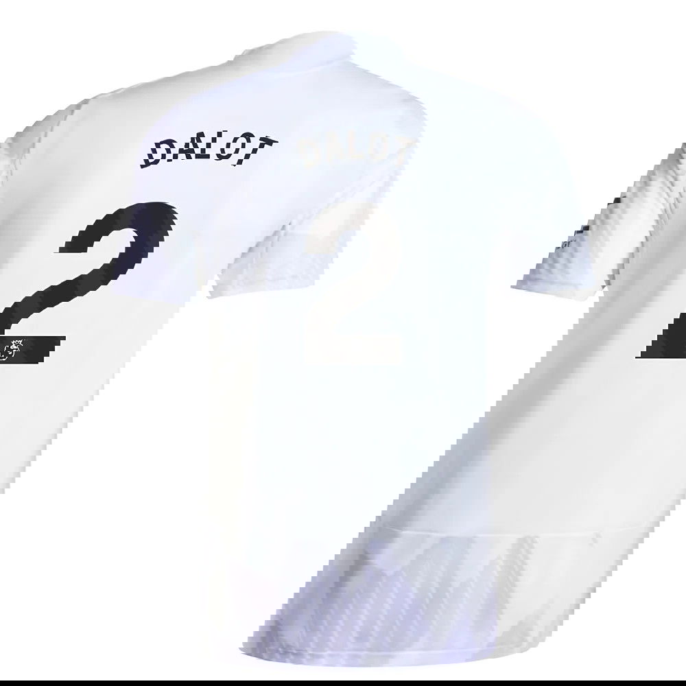 Billige Fodboldtrøjer Manchester United DALOT #2 Udebanetrøje 2025-2026