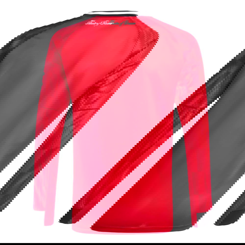 brede Billige Fodboldtrøjer Manchester United Langærmet Hjemmebanetrøje 2025-2026 med navn