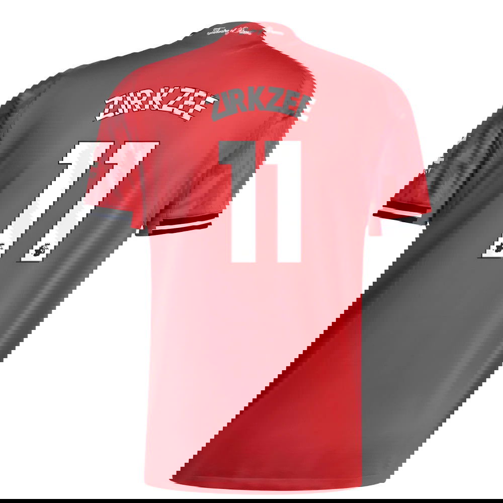 Billige Fodboldtrøjer Manchester United ZIRKZEE #11 Hjemmebanetrøje 2025-2026