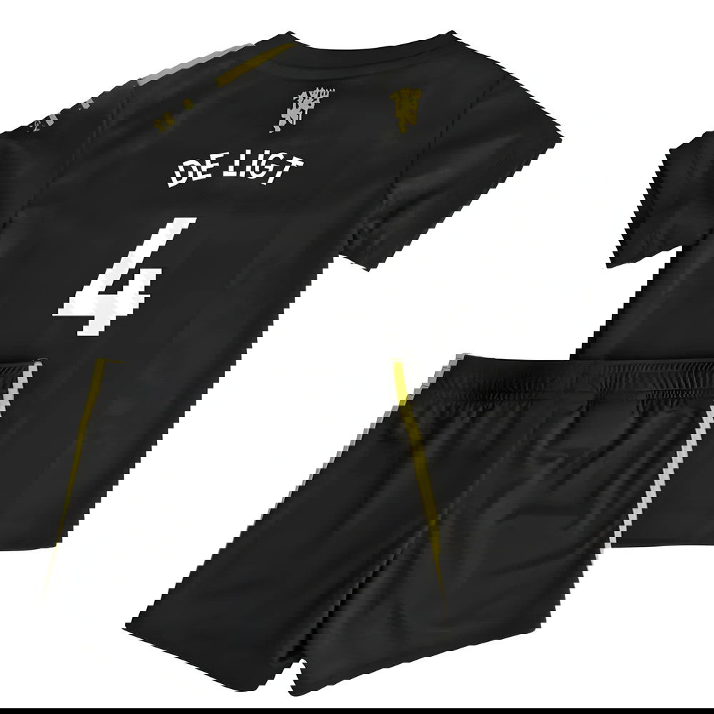 Billige Fodboldtrøjer Manchester United Børn DE LIGT #4 Tredjetrøje 2025-2026