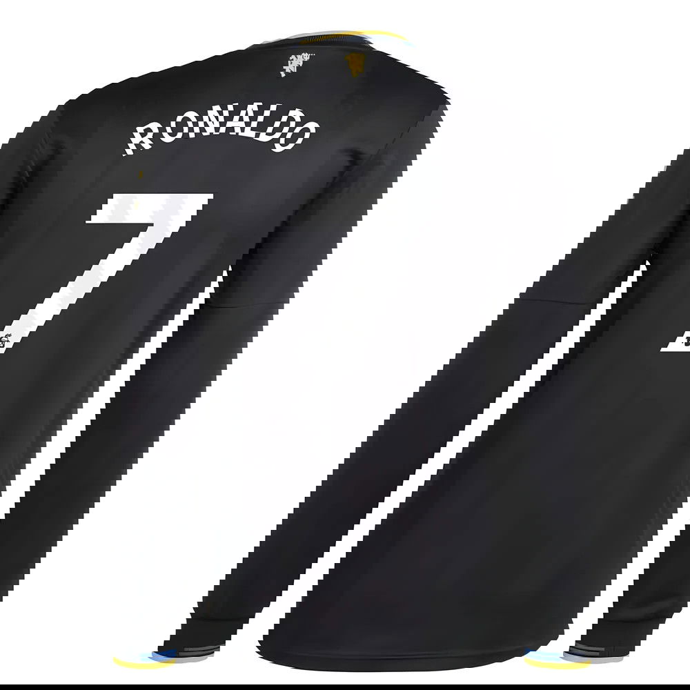 Billige Fodboldtrøjer Manchester United Langærmet RONALDO #7 Tredjetrøje 2025-2026