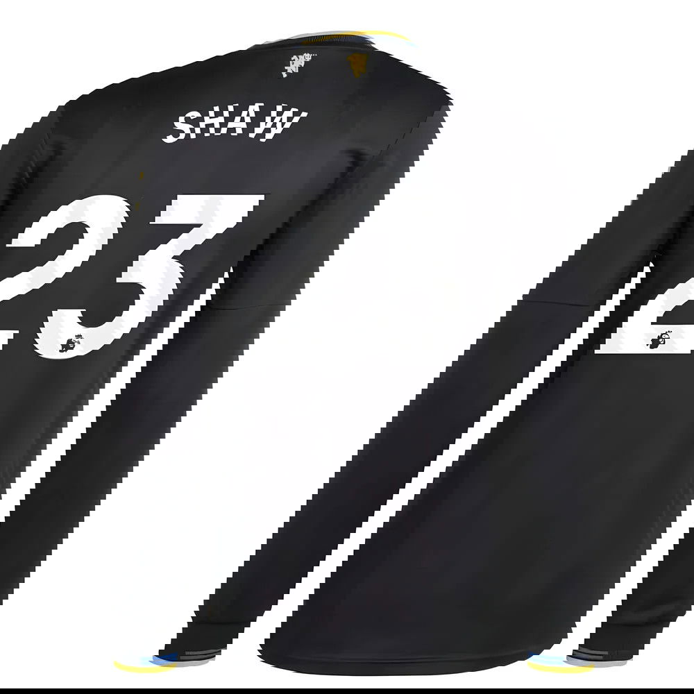 Billige Fodboldtrøjer Manchester United Langærmet SHAW #23 Tredjetrøje 2025-2026