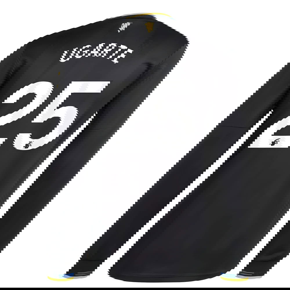 Billige Fodboldtrøjer Manchester United Langærmet UGARTE #25 Tredjetrøje 2025-2026