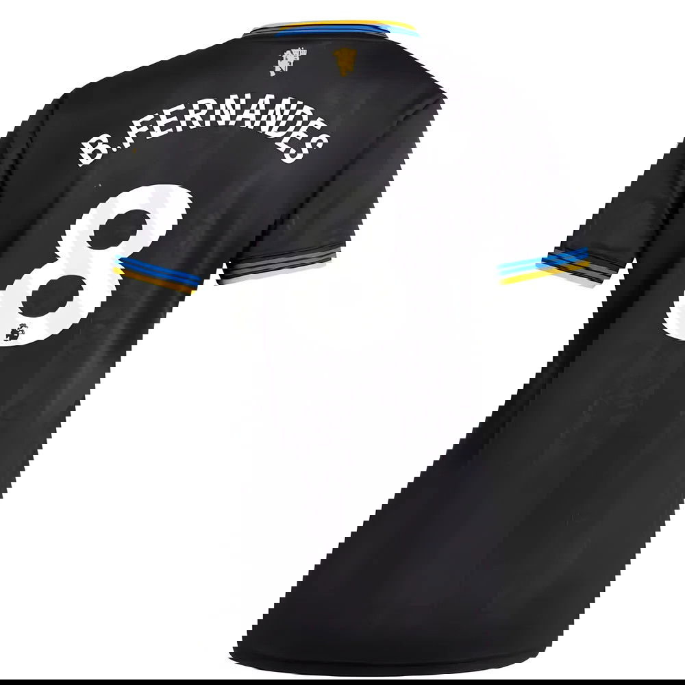 Billige Fodboldtrøjer Manchester United Dame BFERNANDES #8 Tredjetrøje 2025-2026