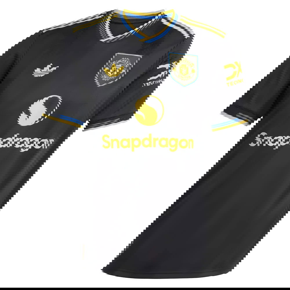 brede Billige Fodboldtrøjer Manchester United HOJLUND #9 Tredjetrøje 2025-2026 butik