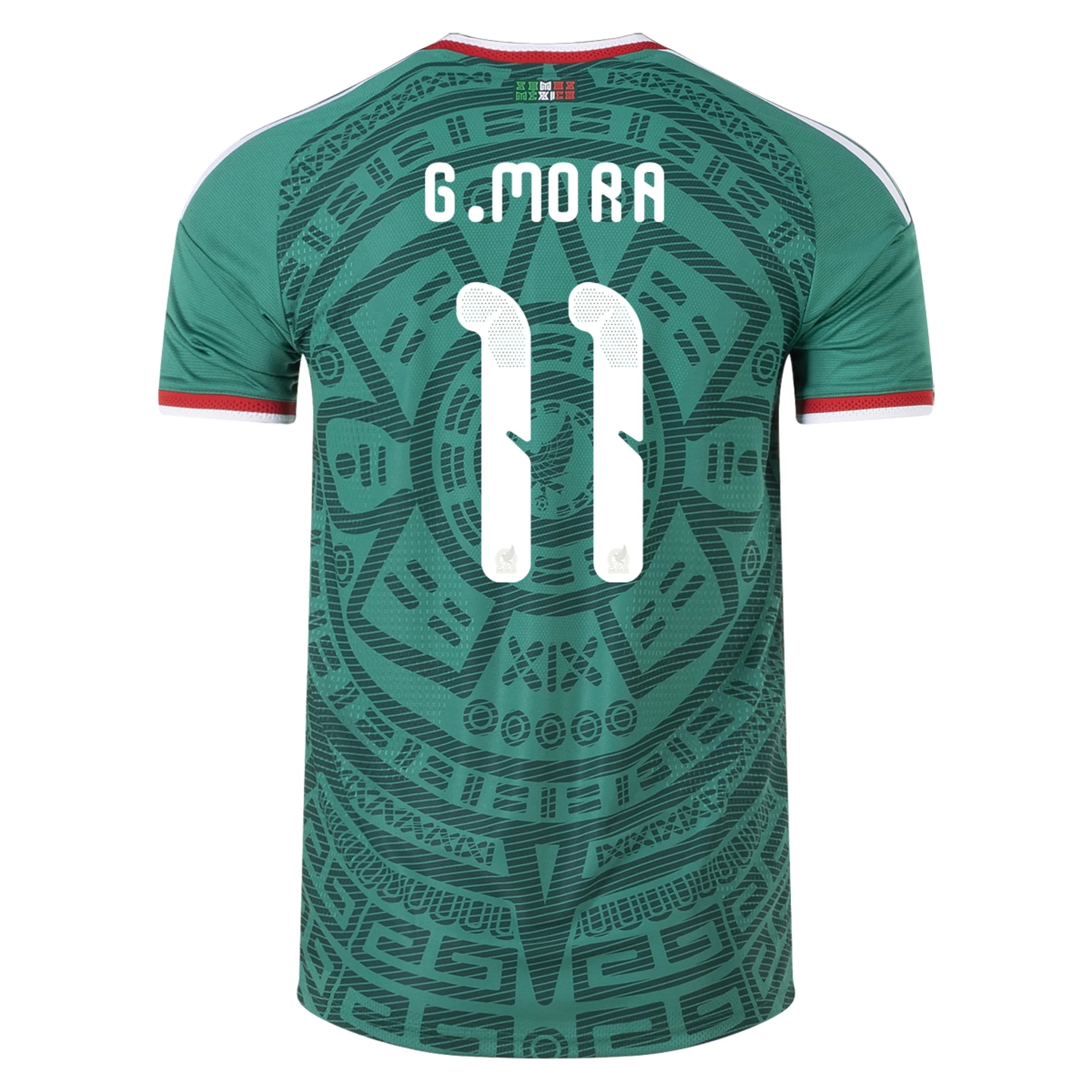 Billige Fodboldtrøjer Mexico GILBERTO MORA #11 Hjemmebanetrøje VM I Fodbold 2026