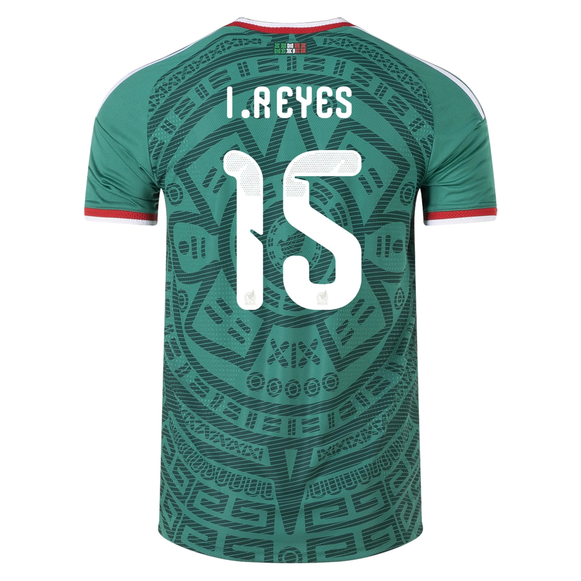 Billige Fodboldtrøjer Mexico ISRAEL REYES #15 Hjemmebanetrøje VM I Fodbold 2026