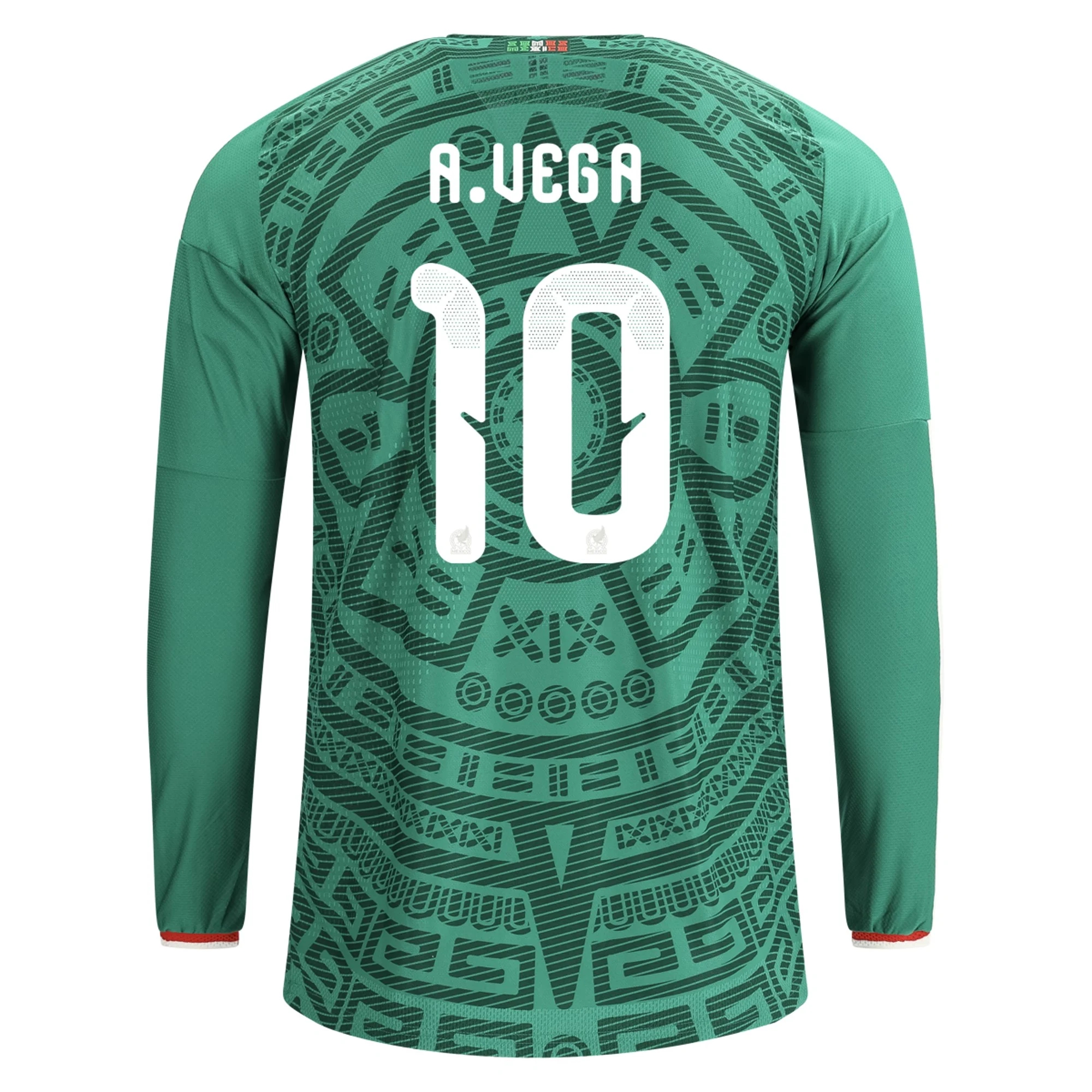 Billige Fodboldtrøjer Mexico Langærmet ALEXIS VEGA #10 Hjemmebanetrøje VM I Fodbold 2026