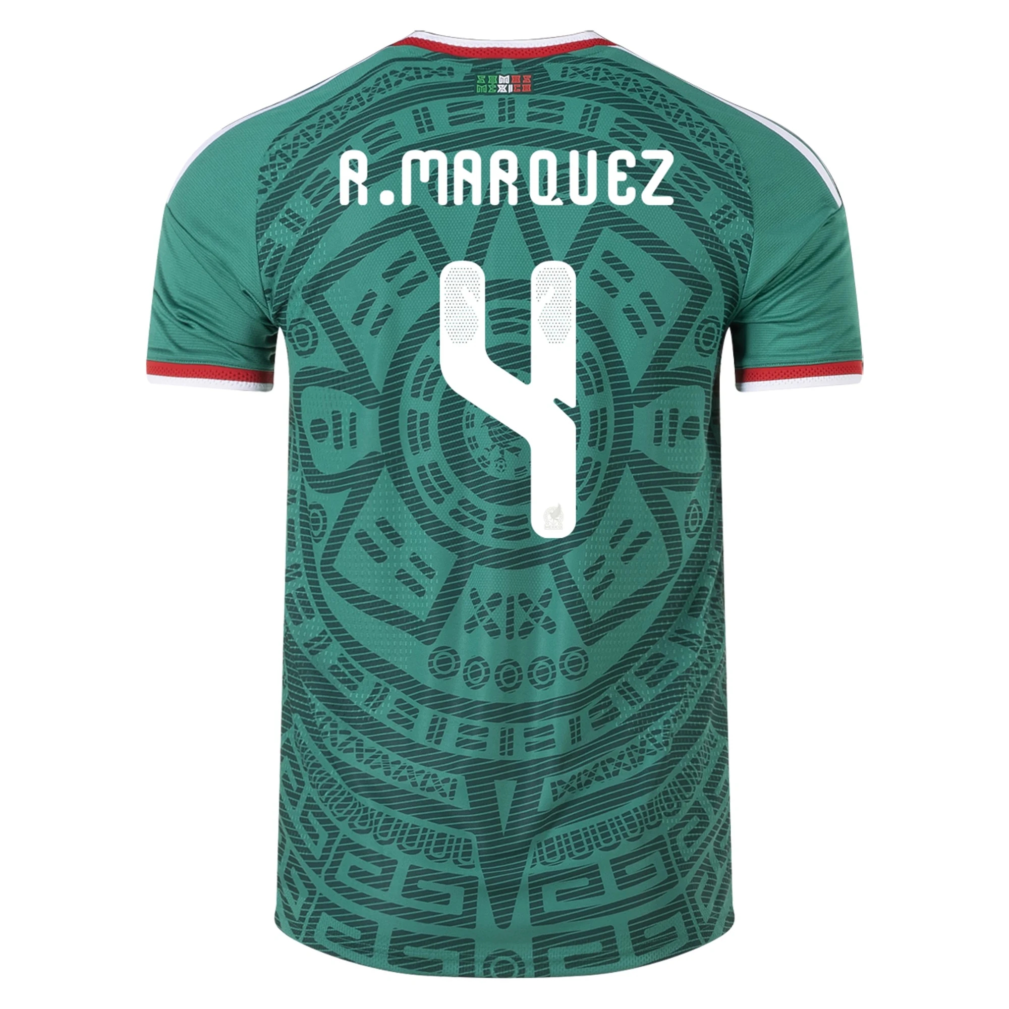 Billige Fodboldtrøjer Mexico RAFAEL MARQUEZ #4 Hjemmebanetrøje VM I Fodbold 2026