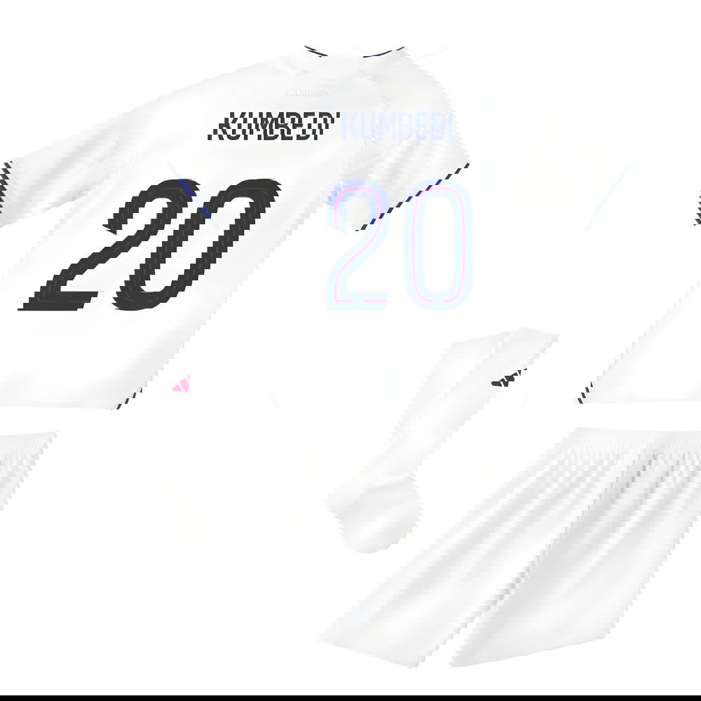 Billige Fodboldtrøjer Lyonnais Børn KUMBEDI #20 Hjemmebanetrøje 2025-2026