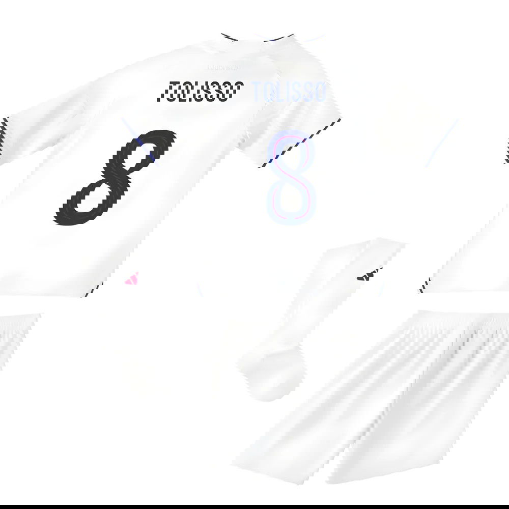 Billige Fodboldtrøjer Lyonnais Børn TOLISSO #8 Hjemmebanetrøje 2025-2026