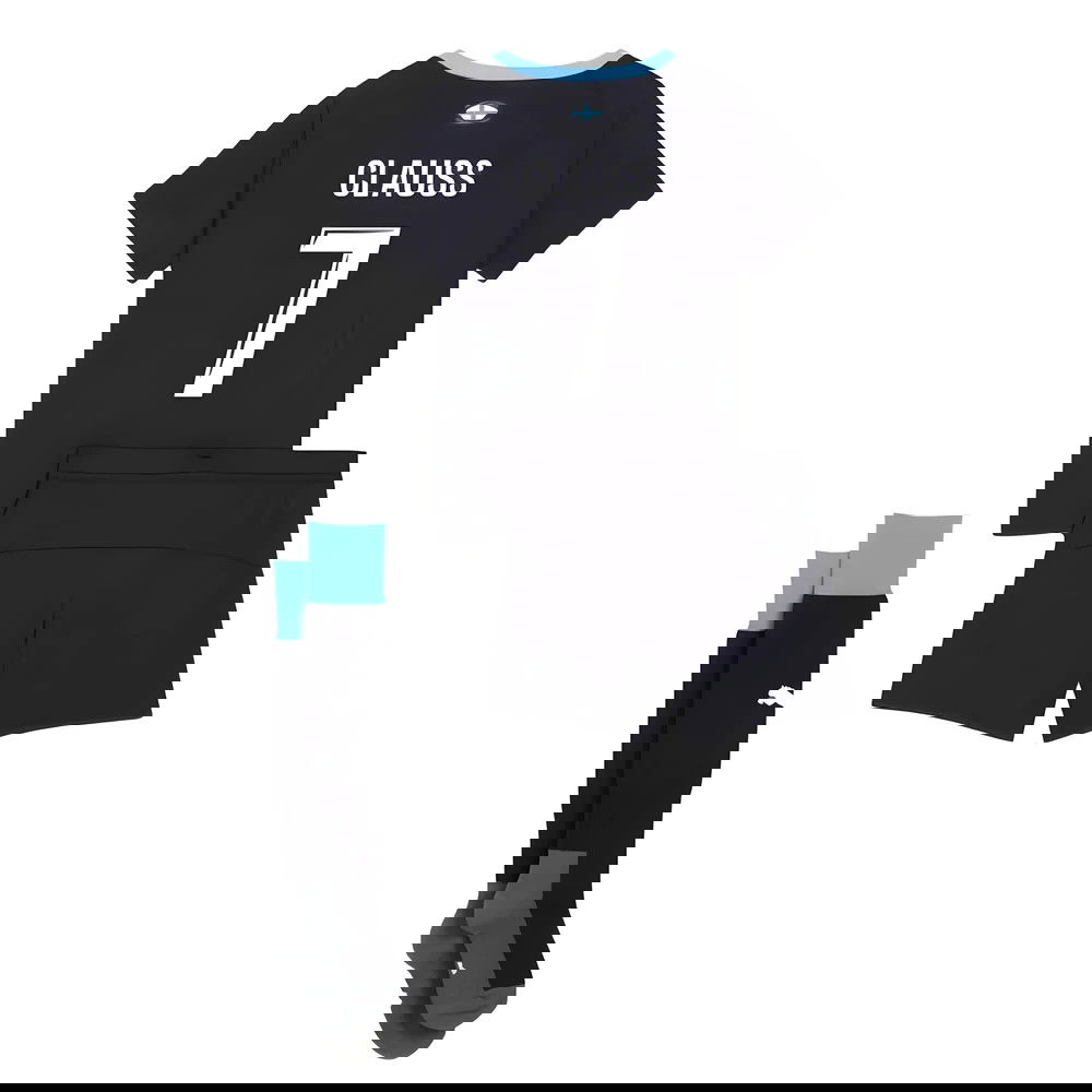 Billige Fodboldtrøjer Marseille Børn CLAUSS #7 Udebanetrøje 2025-2026