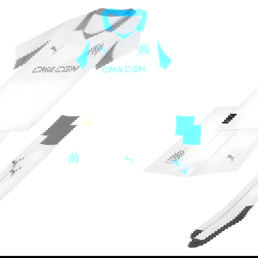 Billige Fodboldtrøjer Marseille Børn Hjemmebanetrøje 2025-2026