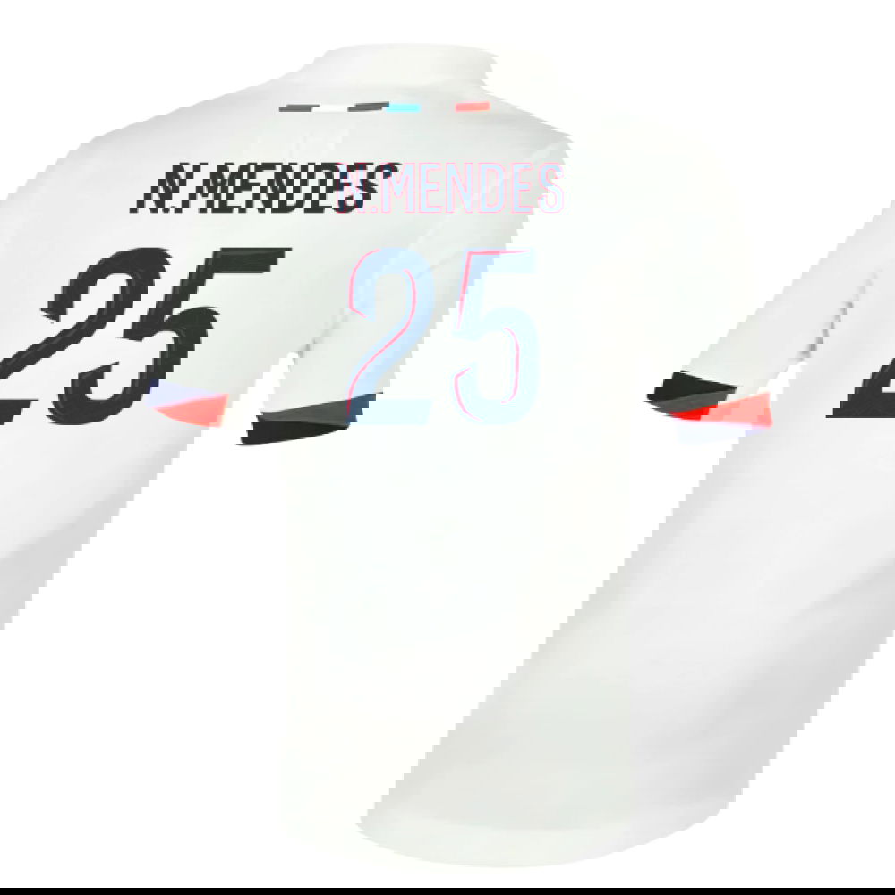 Billige Fodboldtrøjer Paris Saint-Germain NMENDES #25 Udebanetrøje 2025-2026