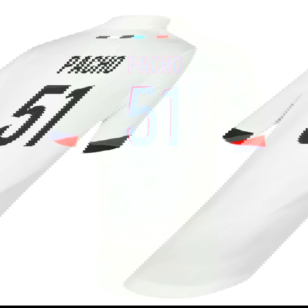 Billige Fodboldtrøjer Paris Saint-Germain PACHO #51 Udebanetrøje 2025-2026