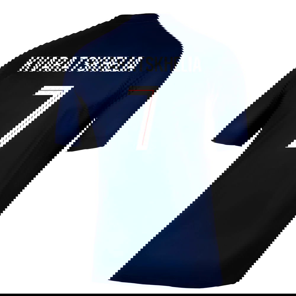 Billige Fodboldtrøjer Paris Saint-Germain KVARATSKHELIA #7 Hjemmebanetrøje 2025-2026