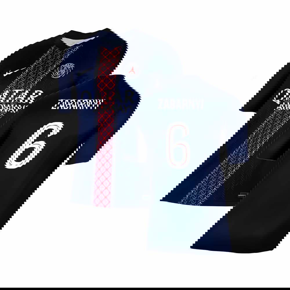 Billige Fodboldtrøjer Paris Saint-Germain ZABARNYI #6 Hjemmebanetrøje 2025-2026