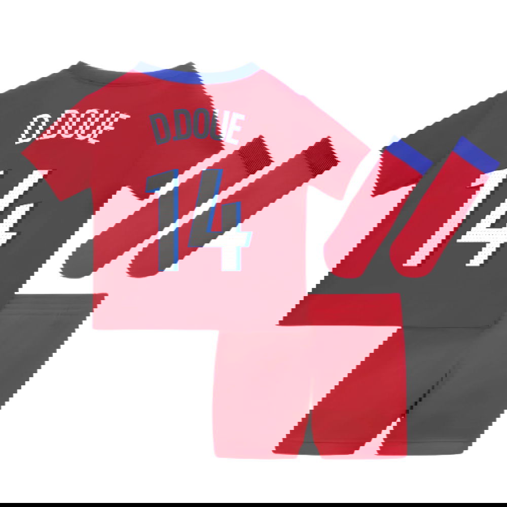 Billige Fodboldtrøjer Paris Saint-Germain Børn DDOUE #14 Tredjetrøje 2025-2026