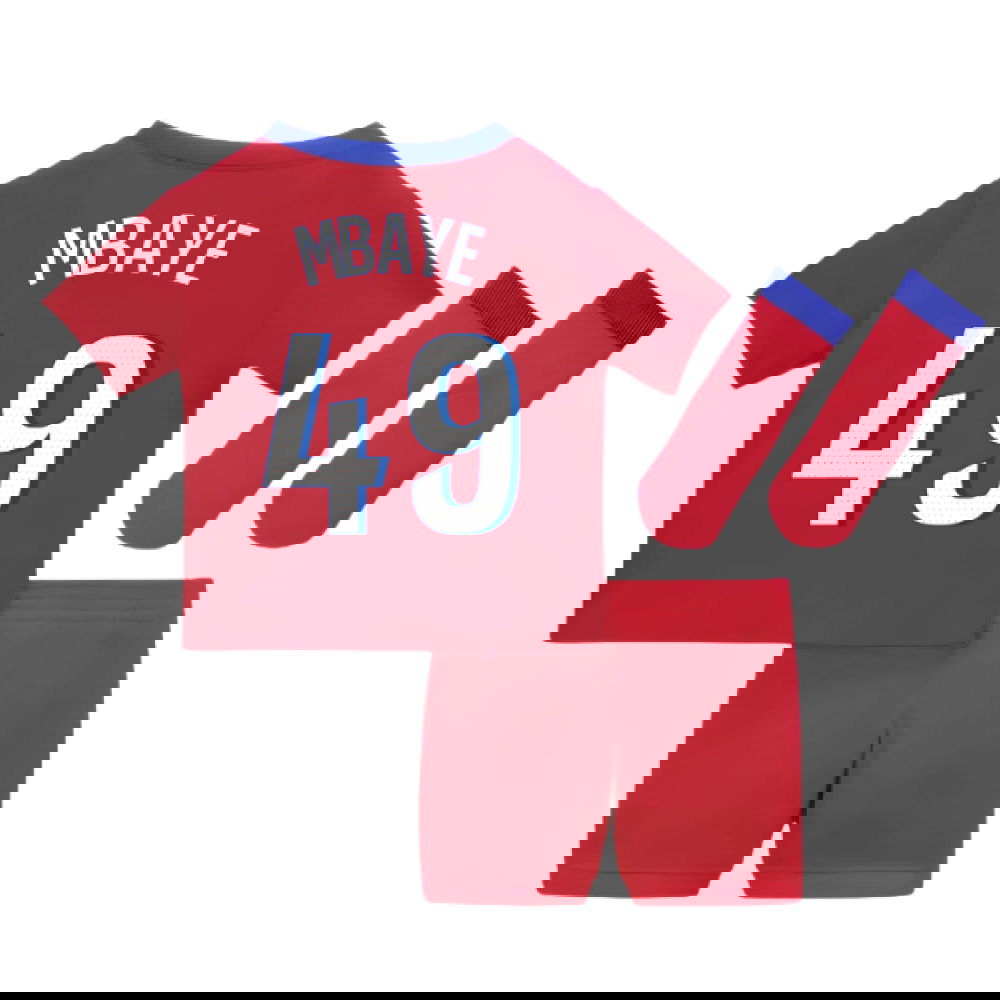 Billige Fodboldtrøjer Paris Saint-Germain Børn MBAYE #49 Tredjetrøje 2025-2026