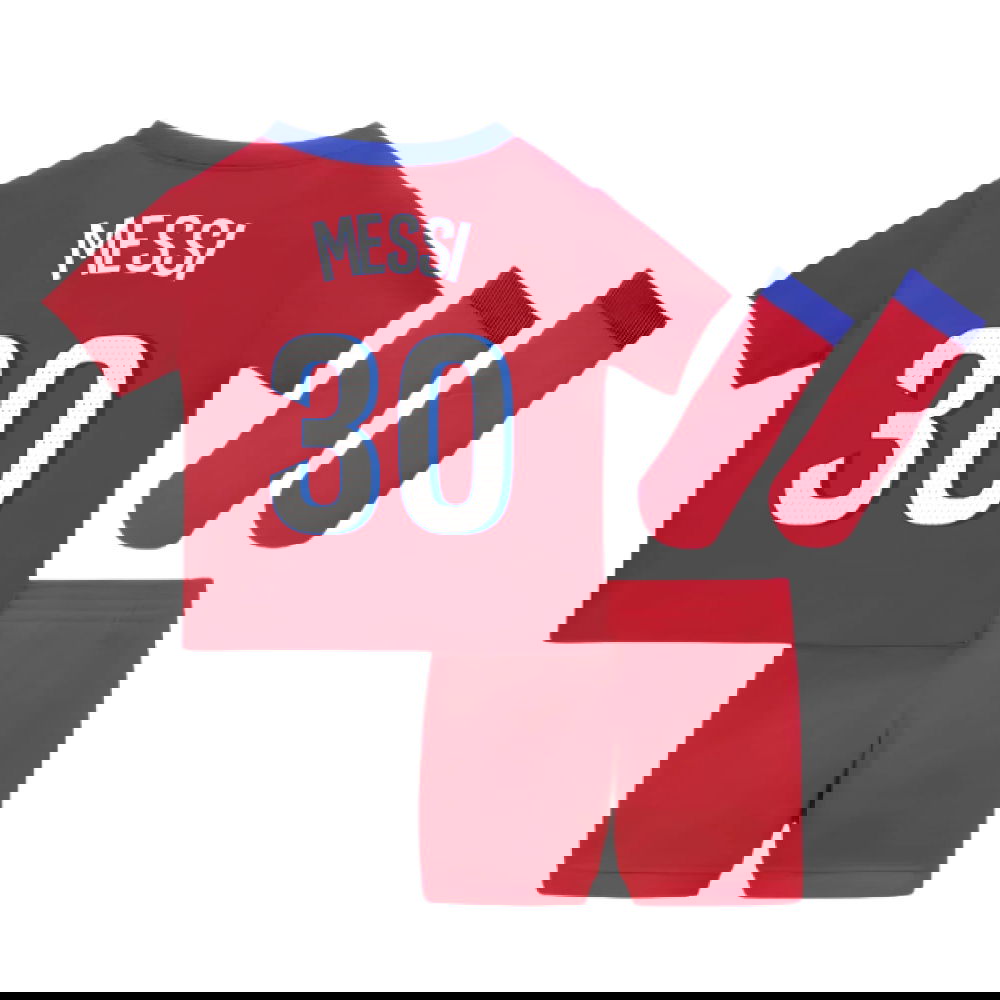 Billige Fodboldtrøjer Paris Saint-Germain Børn MESSI #30 Tredjetrøje 2025-2026