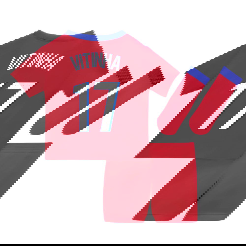 Billige Fodboldtrøjer Paris Saint-Germain Børn VITINHA #17 Tredjetrøje 2025-2026