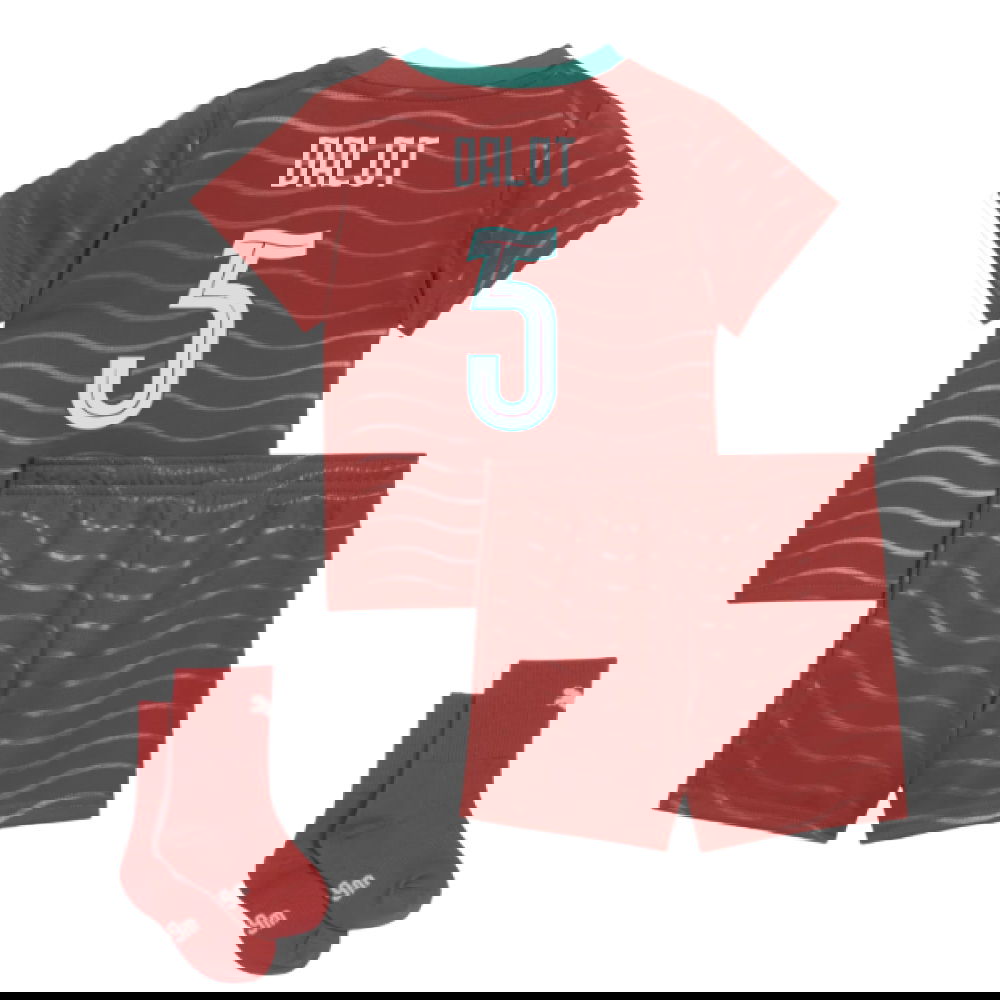 Billige Fodboldtrøjer Portugal Børn DALOT #5 Hjemmebanetrøje VM I Fodbold 2026