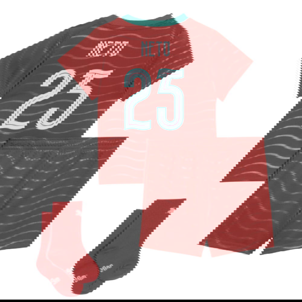 Billige Fodboldtrøjer Portugal Børn NETO #25 Hjemmebanetrøje VM I Fodbold 2026