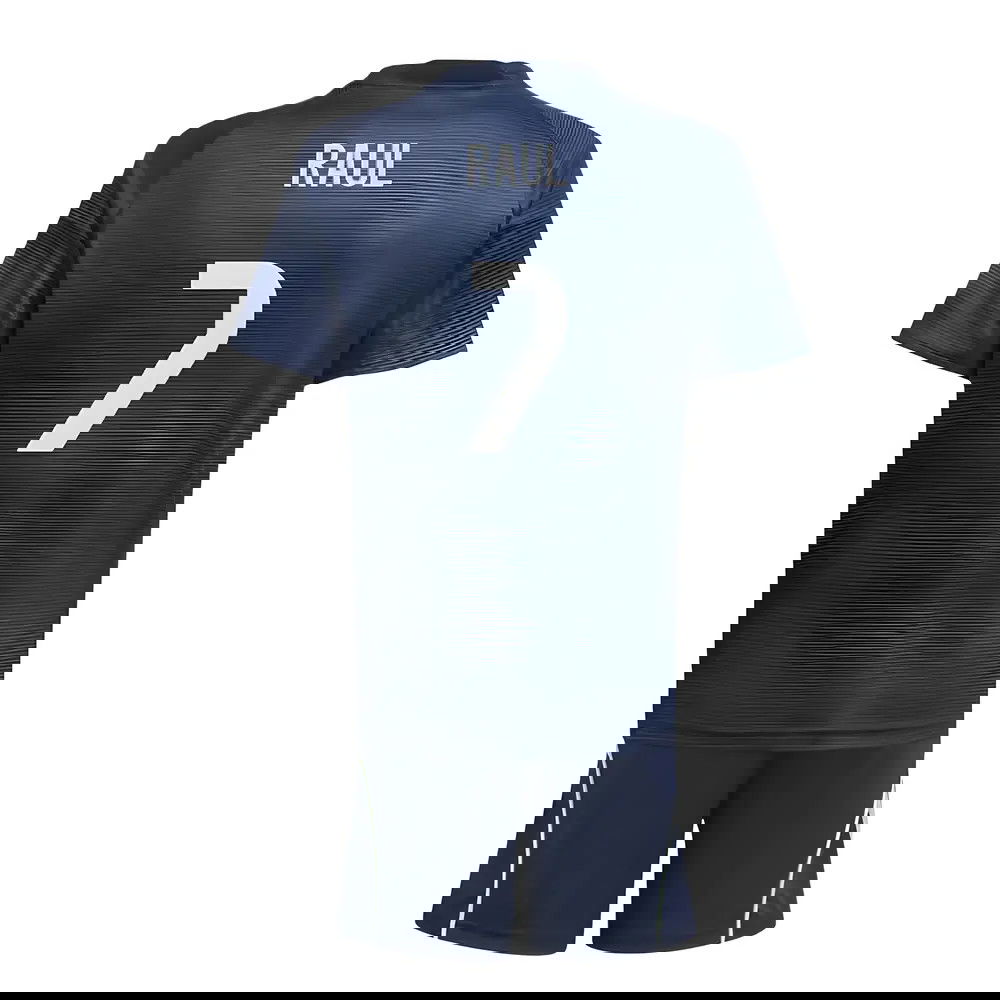 Billige Fodboldtrøjer Real Madrid Børn RAUL #7 Udebanetrøje 2025-2026