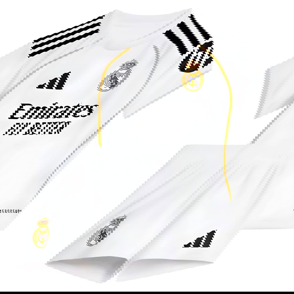 design Billige Fodboldtrøjer Real Madrid Børn VALVERDE #8 Hjemmebanetrøje 2025-2026 online