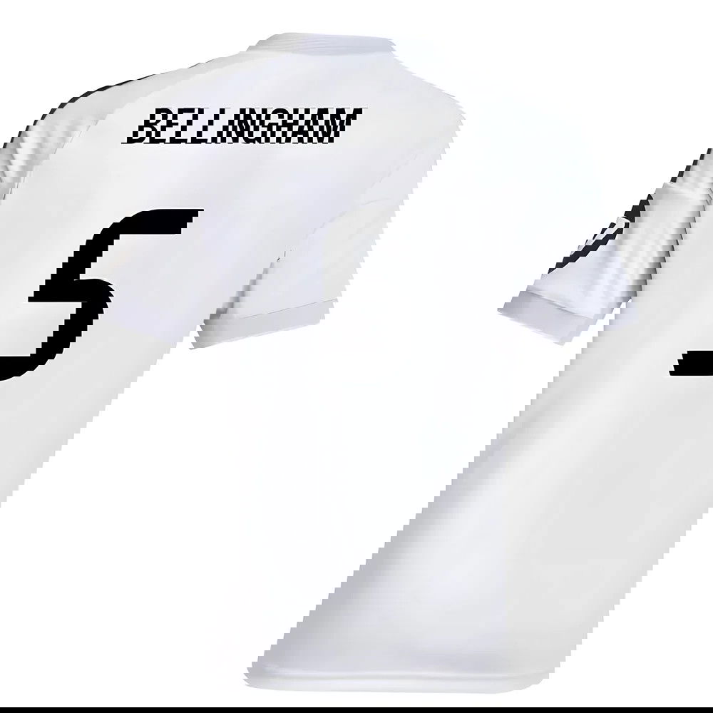 Billige Fodboldtrøjer Real Madrid BELLINGHAM #5 Hjemmebanetrøje 2025-2026