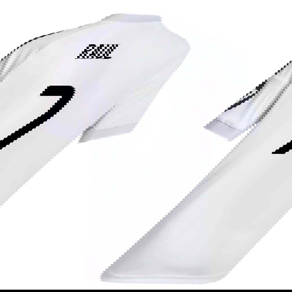 Billige Fodboldtrøjer Real Madrid RAUL #7 Hjemmebanetrøje 2025-2026